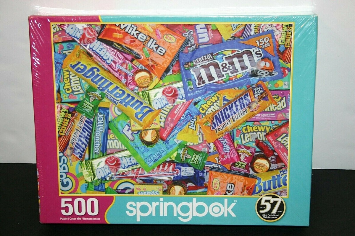 Spring Bok Sweet Tooth 500 piece puzzle candy Snickers