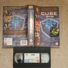 Cube - VHS 1998 - UK PAL - Sci Fi Horror Cult Film - Boxed