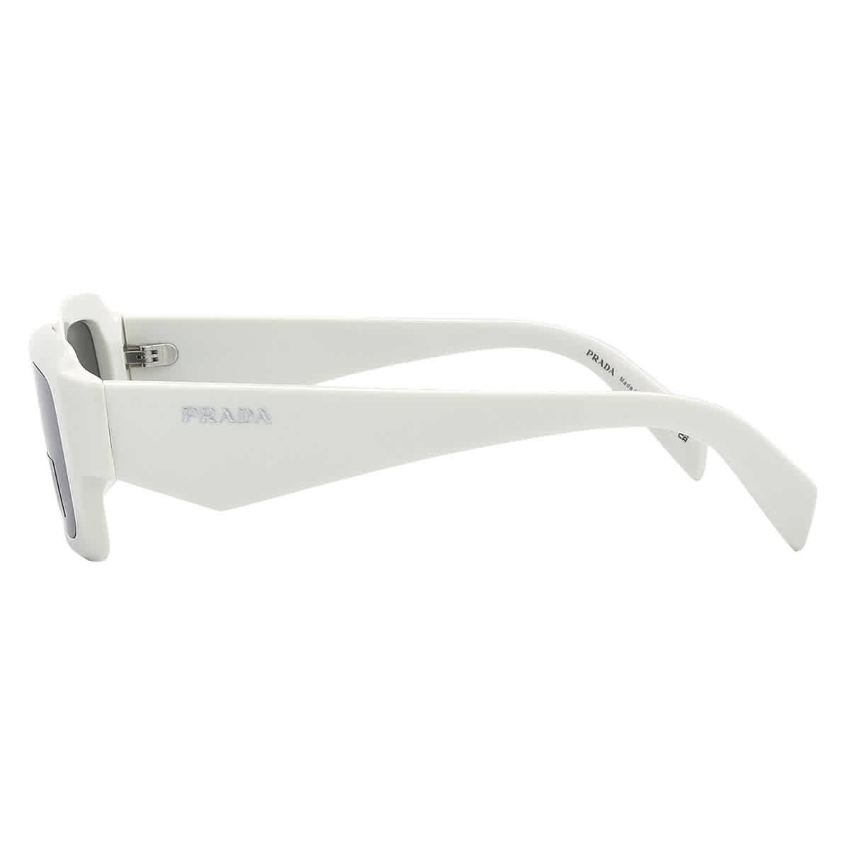 Prada Dark Gray Rectangular Men's Sunglasses PR 27ZS 17K08Z 54 PR 27ZS 17K08Z 54 thumbnail 4