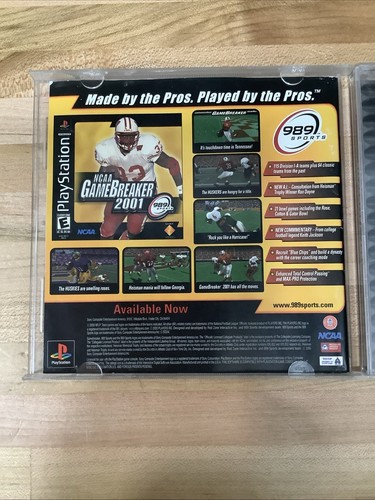 NFL GameDay 2001 (Sony PlayStation 1 PS1, 2000) Completo ~ Testato e Funzionante - Foto 3 di 4