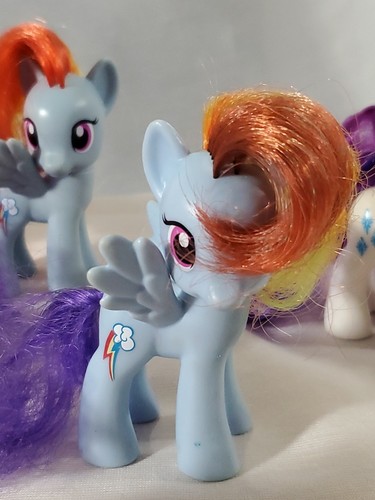 Lote My Little Pony 2010/2016 G4/7 Rarity Rainbow Dash Lily Blossom ENVÍO GRATUITO - Imagen 3 de 19