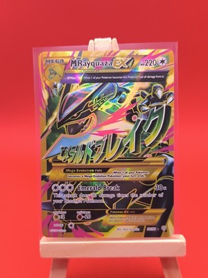 Mega M Rayquaza EX 98/98 Ancient Origins Full Art Secret Rare Gold Pokemon  Card | eBay