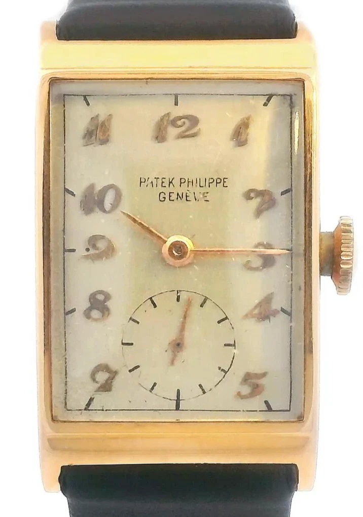 Patek Philippe — Patek Philippe 18K Yellow Gold Custom Leather Strap