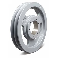 1/2 In To 2-1/2 In Quick Detachable Bushed Bore 2 Groove V-Belt Pulley 9.75 In