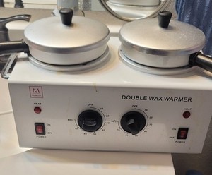 Minerva Beauty brand dual wax warmer