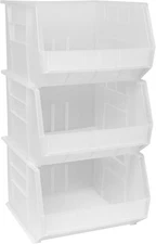 30270 AkroBins Plastic Storage Bins, Space-Saving Stackable Bins for Garage, ...