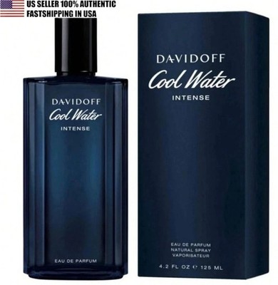 Cool Water Intense by Davidoff 4.2 oz EDP Cologne for Men New In Box