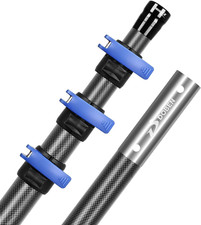 Carbon Fiber 16FT Adjustable Telescopic Pool Pole with Quick-Release Lock - Comp
