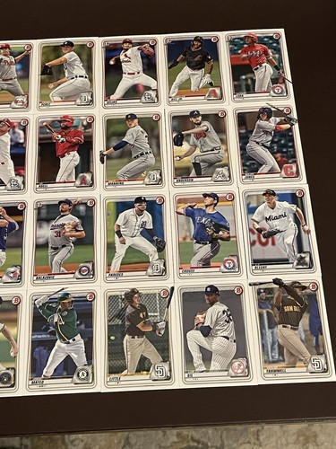 Lot Of 55 Cards - 2020 Bowman - Bowman Prospects / No Duplicates / Set Builder - Picture 3 of 22