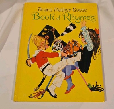 Vintage DEAN'S MOTHER GOOSE BOOK of RHYMES - Hardcover 1977 - VERY GOOD + 