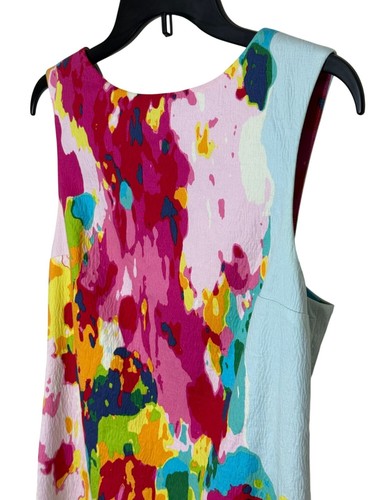 Plenty Dresses by Tracy Reese Watercolor Floral Sleeveless Shift Dress Size 4 - Picture 2 of 10