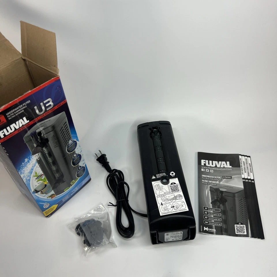 Fluval U3 40 Gal Underwater Filter Submersible Aquarium Filtration Kit OPEN BOX - Image 2 of 2