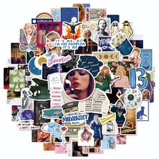 100pcs Tayloris Music Sticker for Adult, Female Pop Singer Ablum Bule