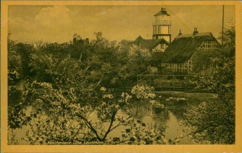 Ansichtskarte Kirschenlande Lühe Leuchtturm  (Nr.9066)