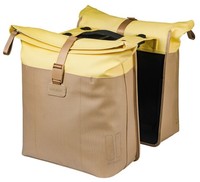 Doppelpacktasche Basil Vive Mik 2835L 14 X 30 X 38 Cm  Sand/Gelb