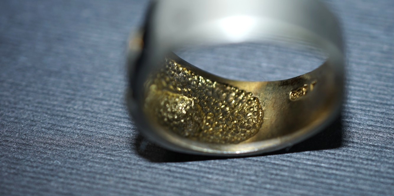 SOLID STERLING MASCULINE STYLE RING / EAGLE PROFI… - image 8