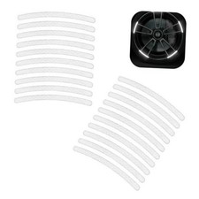 20PCS Car Wheel Stripe Reflective Stickers, Auto Wheel Reflective White