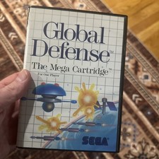 Global Defense (Sega Master System, 1987) Complete CIB Authentic Tested