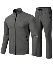 Men's Tracksuits Sweatsuits for Men Set Jogging Track Suits 2 Piece Casual At...