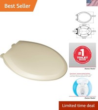 Champion Slow-Close Elongated Toilet Seat in Elegant Bone Color - 18.69x14.06