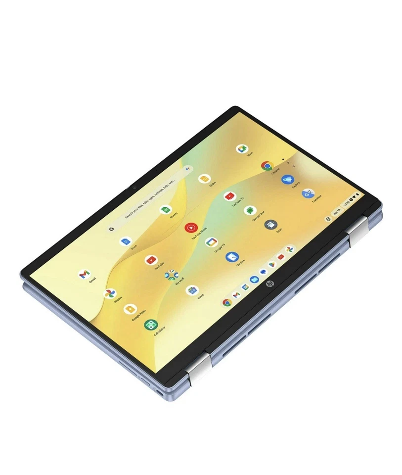 HP Chromebook 14 inch Laptop HD Touchscreen Intel Processor N100 4 GB RAM 64 GB - Image 3 of 4