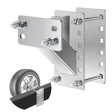HeavyDuty Stainless Steel Spare Tire Carrier Bracket Fits Trailer Wheels 150 Lb