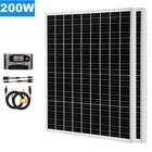 200W Solar Set Solaranlage Inselanlage Garten Camping Wohnmobil PV Solarmodul