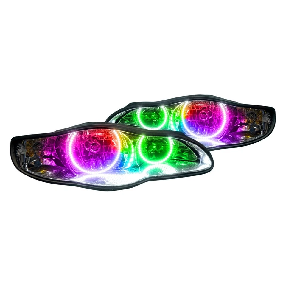 LED Halo Headlights Factory Surface Add On Custom Lights ColorSHIFT 2356-504 Foto 3 de 4