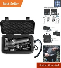 Black Hard Case for DJI Osmo Mobile - Lightweight  Travel Convenient