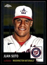 Juan Soto 2022 Topps Chrome Platinum Anniversary #300 Nationals MLB READ