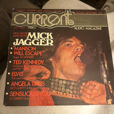 Current Audio Magazine Illustrated Vol. 1 No. 1 Aug-Sep 1972 Mick Jagger Elvis