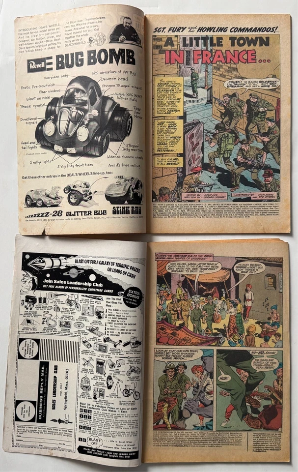 SGT Fury and His Howling Commandos 86 / Our Fighting Forces 133 Marvel DC Comics - Image 2 of 3