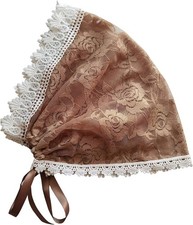 YHDDYG Lace Head Covering for Church Mantilla Veil Catholic Chapel Champagne
