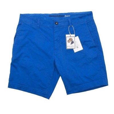 HARMONT & BLAINE Shorts Herren Blau Chino Stretch Bundweite ca 45cm Sommer