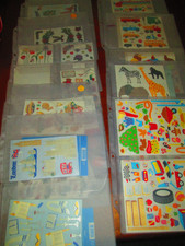 CREATIVE MEMORIES LOT OF 10 EXTRAVAGANT STICKER PROTECTOR PAGES  STICKERS