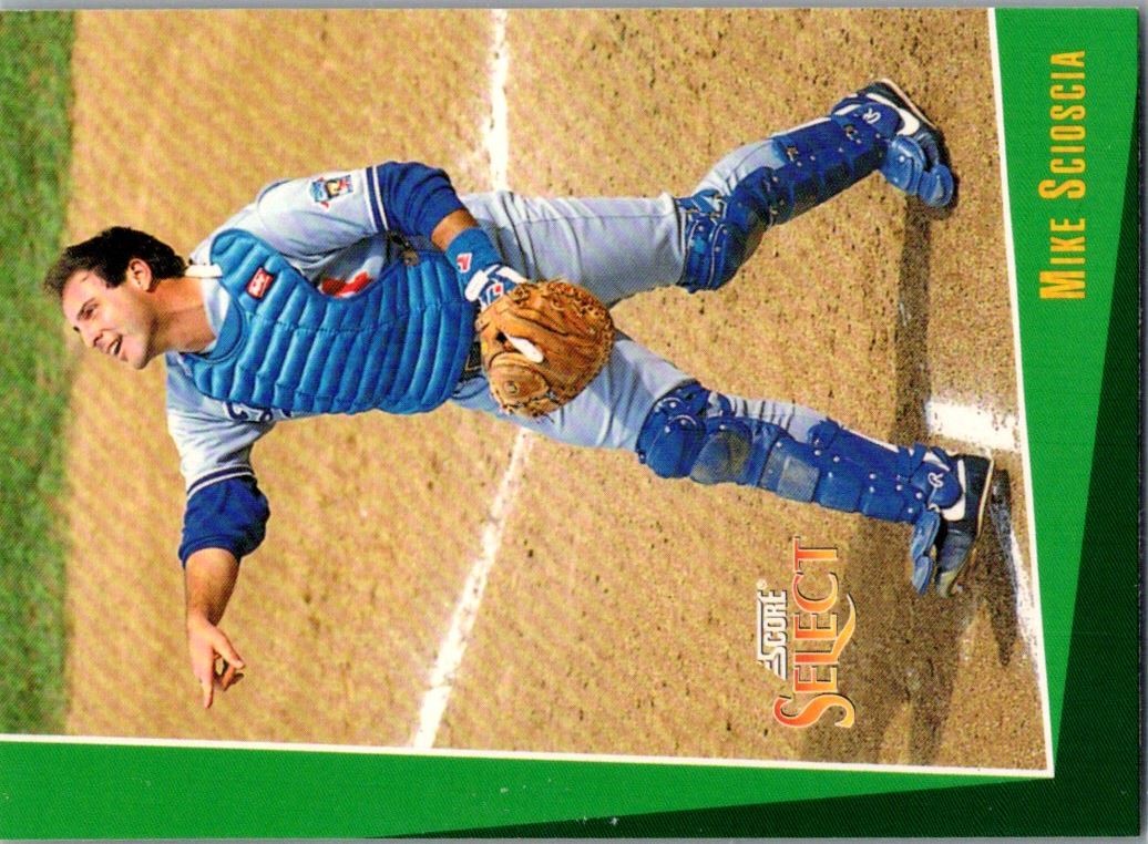 1993 Select Mike Scioscia Los Angeles Dodgers #69