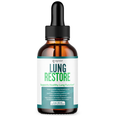 (1 Pack) Lung Restore Drops Advanced Formula for Lung Health Support 30 Servings