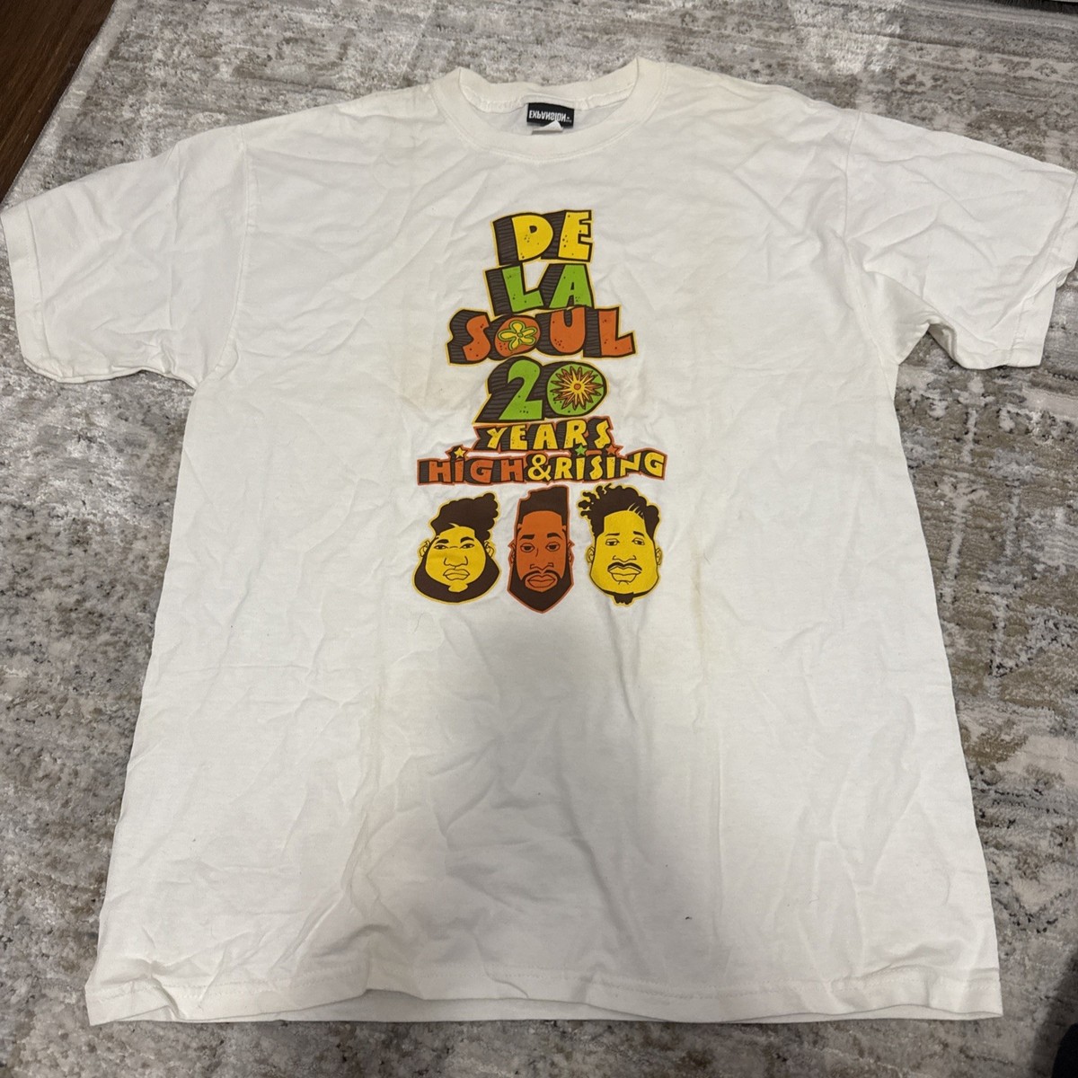 De La Soul デ・ラ・ソウル 90s jazzy hiphop Rare Vintage De La Soul T Shirt 90s Sz Large Original 1990s Rap