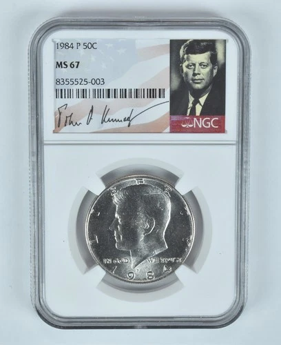 1984-P Kennedy Half Dollar — photo from another recent sale