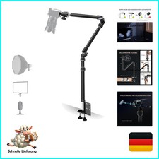 Braccio magico desktop stabile per fotocamere - supporto da tavolo in metallo nero