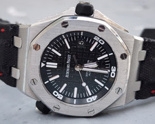 Audemars Piguet Royal Oak Offshore Watch Head Automatic Steel 42mm Black Dial