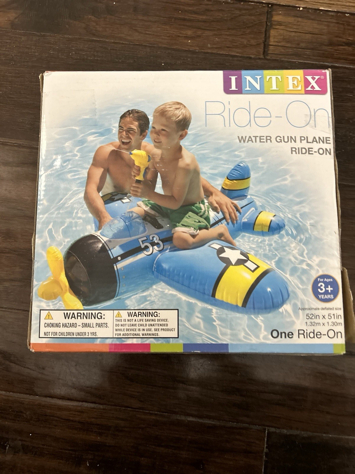 Vinilo inflable Intex pistola de agua avión paseo en piscina flotador niños 2017 nuevo en caja