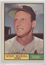 1961 Topps Stan Musial #290 HOF 1b4