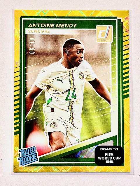 2025-26 Donruss Road To FIFA World Cup Gold /10 Antoine Mendy #235 RC