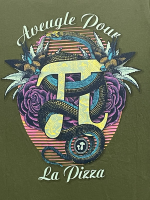 Mellow Mushroom La Pizza Women s SMALL T-Shirt New House Of Shroom