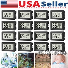 Digital LCD Indoor Outdoor Thermometer Hygrometer Temperature Humidity Meter