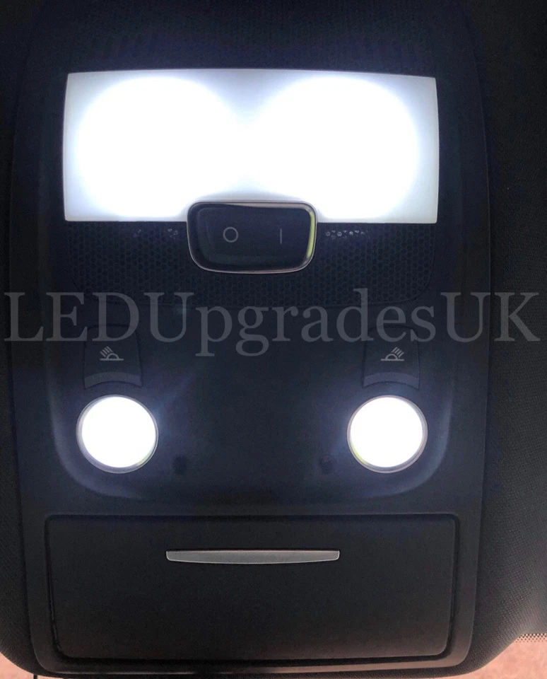 Kit de luz interior LED AUDI Q5 SQ5 blanco completo actualización + matrícula Foto 2 de 4