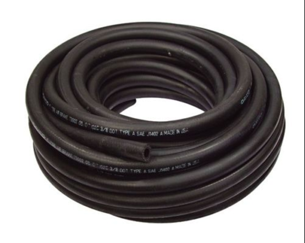 Dayco 1/2" ID x 50' Long Rubber Air Brake Hose SAE J1402A DOT FMVSS