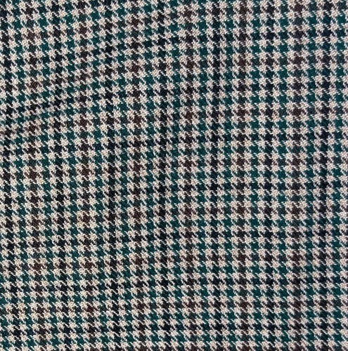 Pantalones de Colección Marrón Tostado Verde Pata de Gallo a Cuadros Talla 12P Nuevo de Lote Antiguo Núcleo de Duende - Imagen 4 de 8