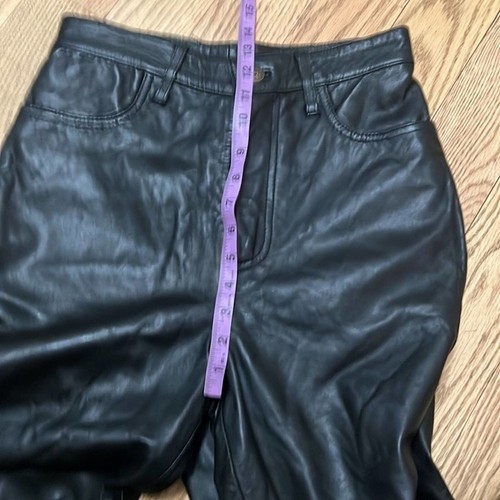 PANTALONES PRETHER GENUINOS 100% PIEL DE CORDERO TALLA 12 - Imagen 4 de 10